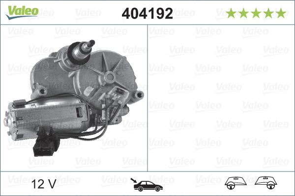Motor stergator 404192 VALEO